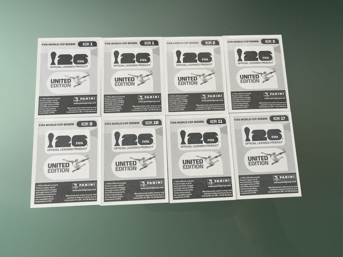 Panini Cartes à collectionner: Paninis, 68 stickers, groupes A & B – Neuf (Voir description) à Corgémont par dam_8lw7 2