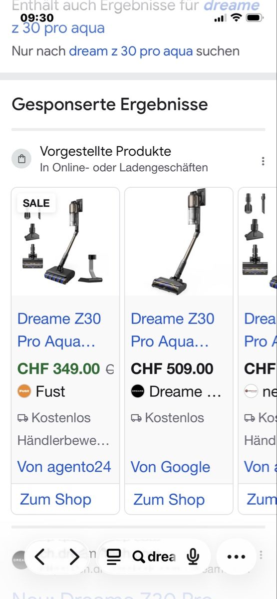 Dreame Aspirapolveri & Accessori: Dreame Z30 pro Aqua  – Nuovo e nell'imballaggio originale da Biberist venduto da Twins2013 4