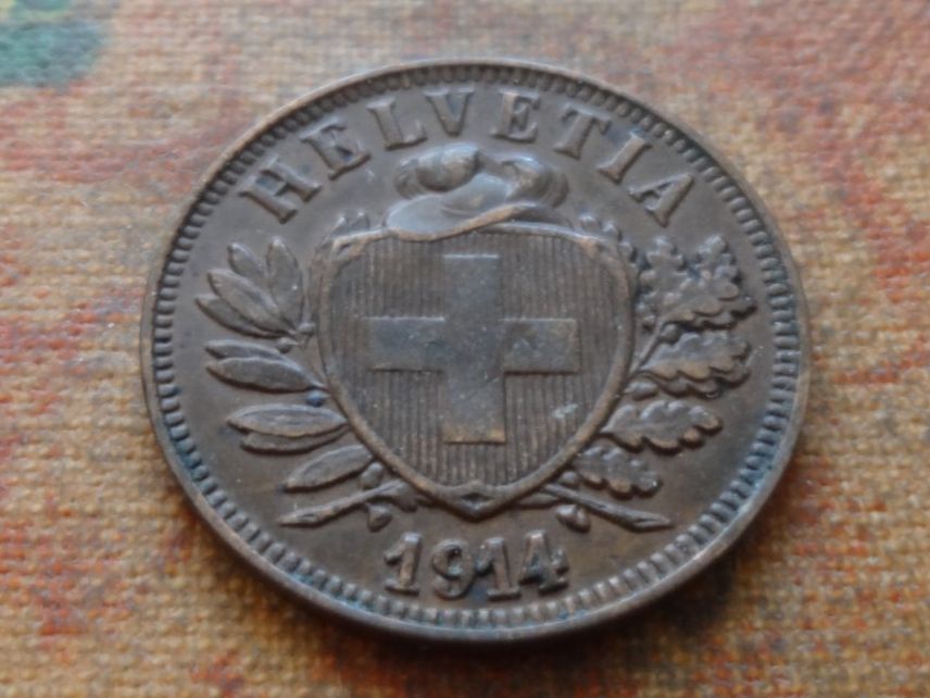Tutti le monete: 2 Rp. 1914  (B) – Usato da Romanel-sur-Lausanne venduto da Swift13