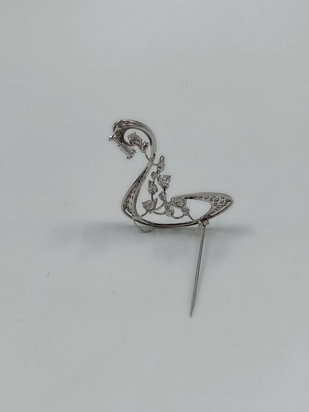 Spille & Fermagli: DIAMANT BROSCHE IN 750 WEISSGOLD – Usato da Luzern venduto da EdiGem 8