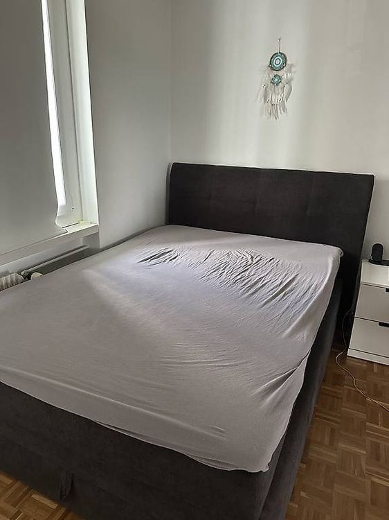 Conforama Letti: Boxspringbett - dunkelgrau (140x200 cm) – Usato da Luzern venduto da Hopshy