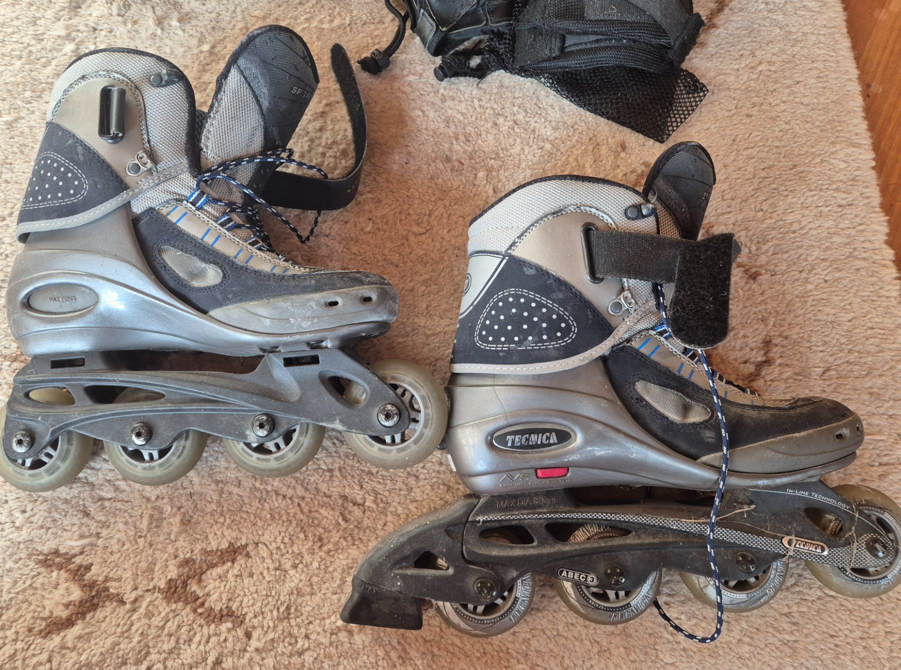 Pattini in linea & Pattini a rotelle: Inline Skates - Tecnica - Grösse 39.5 - inkl. Schoner – Usato da Buchs SG venduto da MStBu 5