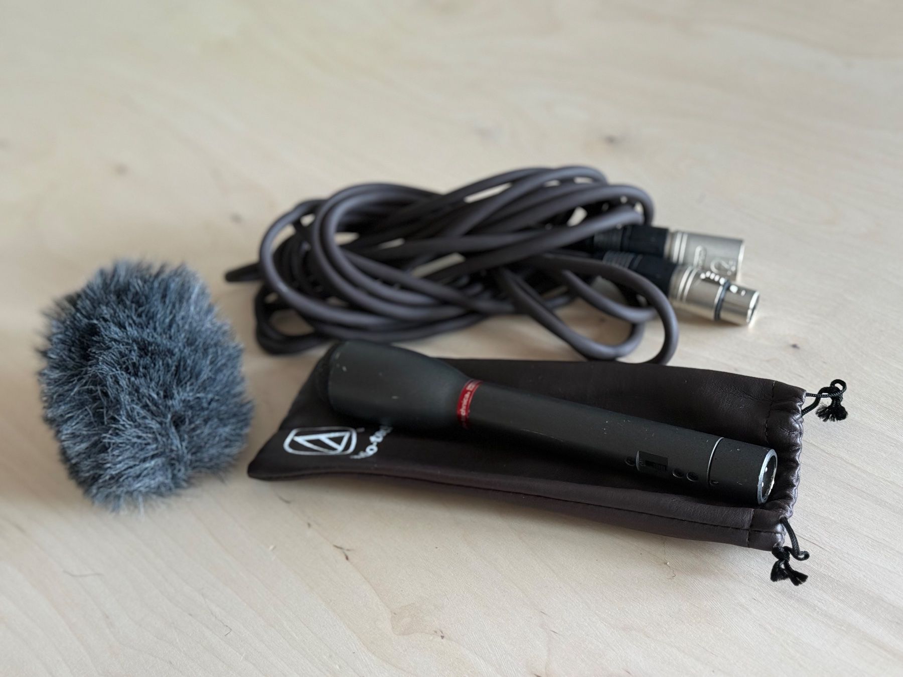 Audio Technica Mikrofone: Audio-technica Microphone ATM10+ Windschutz + XLR Kabel – Gebraucht aus Solothurn von omtara