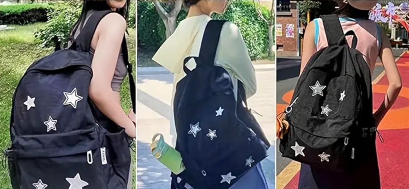 Kindertaschen: Schwarzer Rucksack mit Sternen – Neu und originalverpackt aus Reinach BL von Deinfashion 2