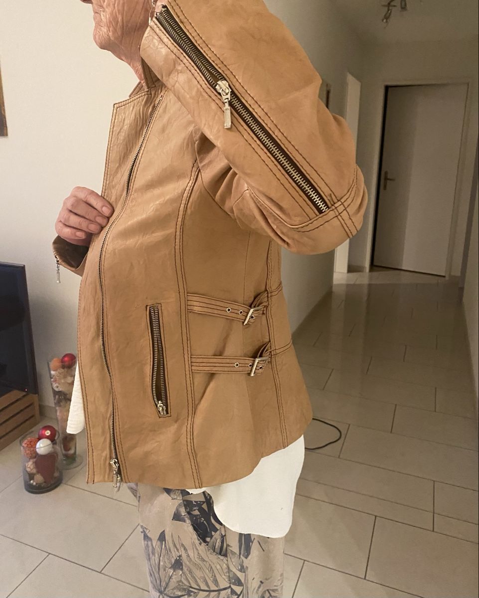 Giacche: Lederjacke hellbraun Gr M – Nuovo (secondo la descrizione) da Brugg AG venduto da Honeybee6 3