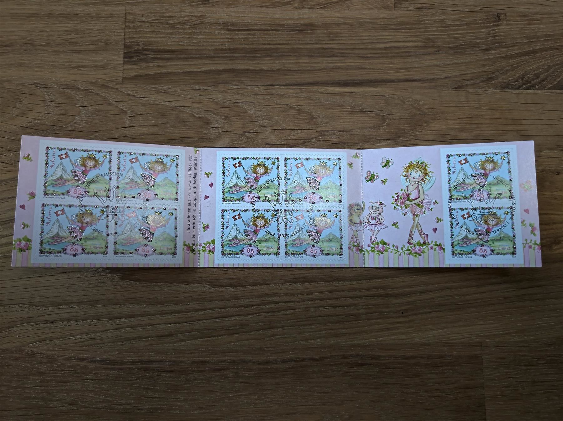 Alle Briefmarken: Markenheft Prinzessin Lillifee, Ersttag – Gebraucht aus Rickenbach SO von Bytebull 2