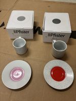 Pfister Espressotasse mit Untertasse 2er Set NEU