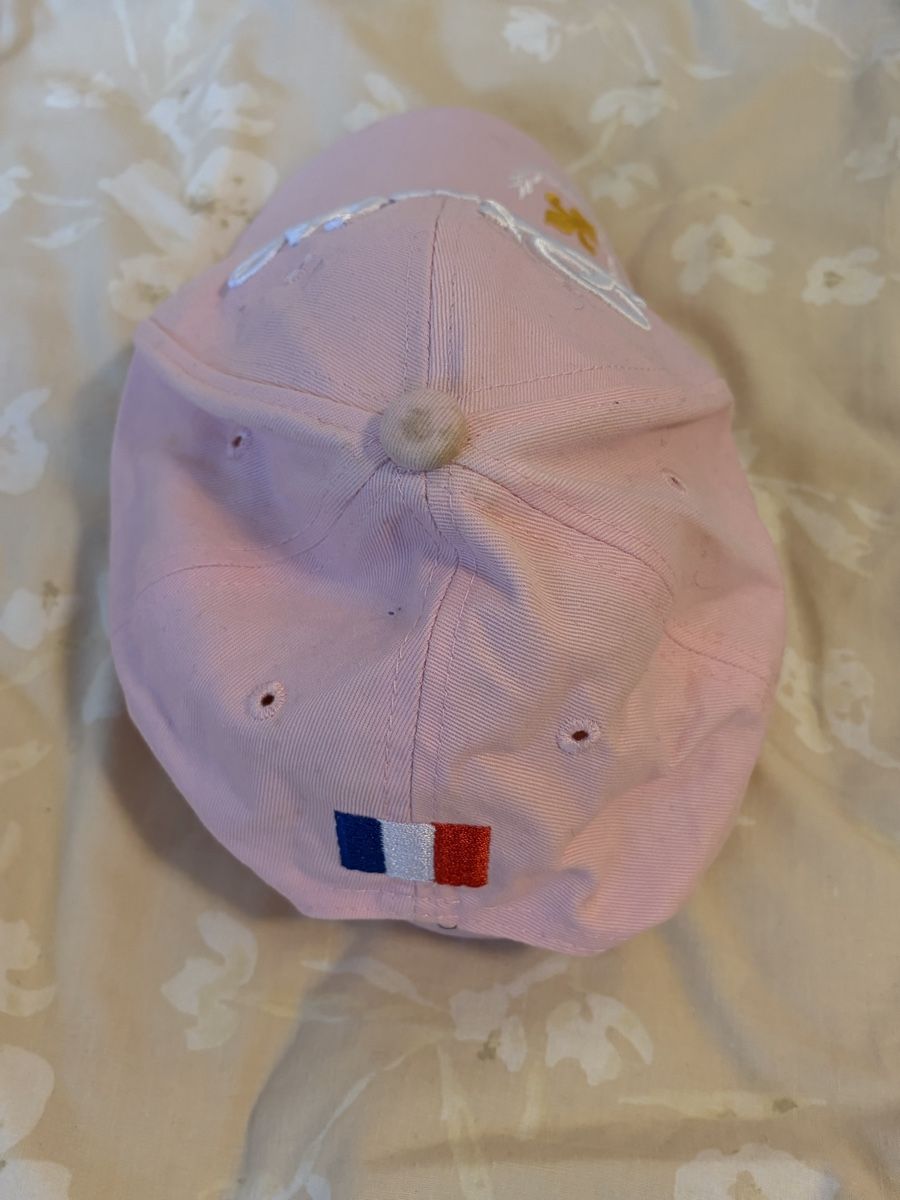 Copricapi, berretti & cappellini: Paris France Pink Cap – Usato da Chambésy venduto da tiffwears7 1
