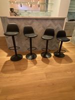Schwarze Barhocker wie neu 