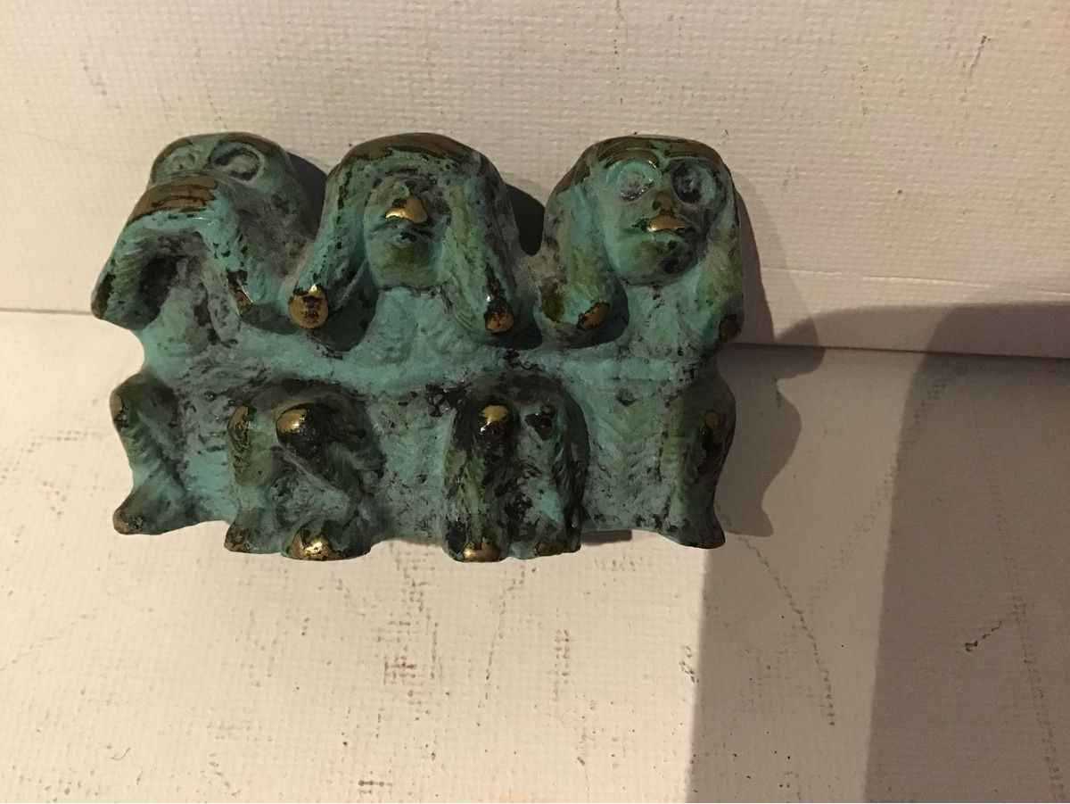 Sculture & Statue: 3 kleine Bronze Affen – Usato da St. Gallen venduto da Goldlilly