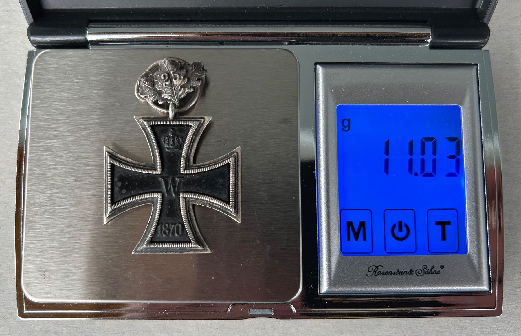 Medaglie: Eisernes Kreuz 2. Klasse 1870 mit Eichenlaub 25 – Usato da Pregassona venduto da nara_31 2
