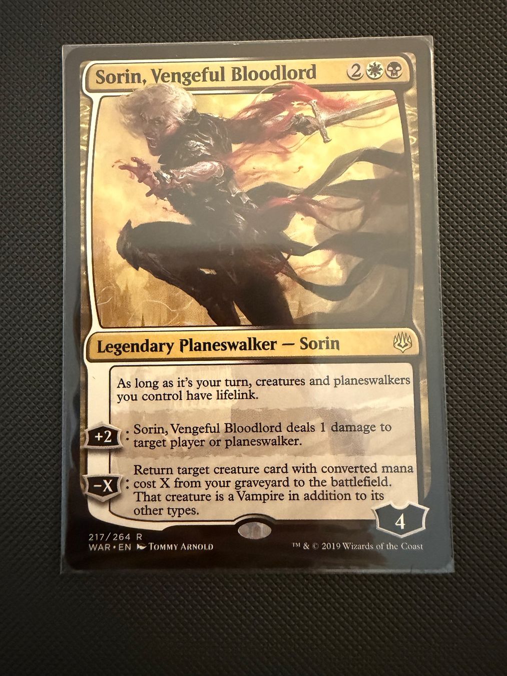 Magic The Gathering Carte collezionabili: Sorin, Vengeful Bloodlord – Usato da Ulisbach venduto da joelsj
