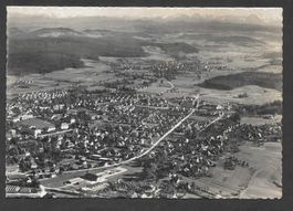 Langenthal Fliegeraufnahme Feldpoststempel