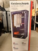 Kleiderschrank 101x46x174cm mit Kleiderstange und 7 Böden