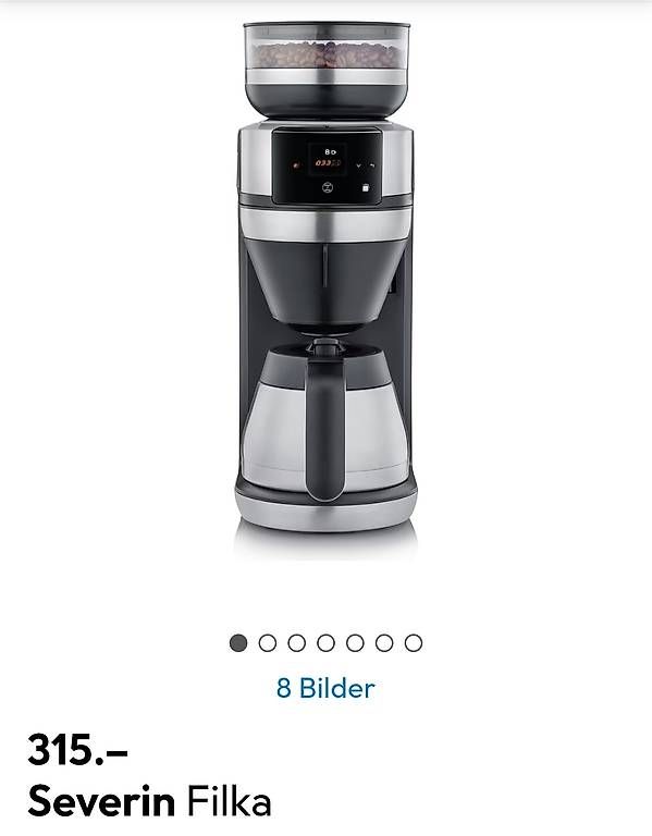 Machines à café & Machines à expresso: Filter Kaffeemaschine von Severin – D'occasion à Gümligen par sale3001