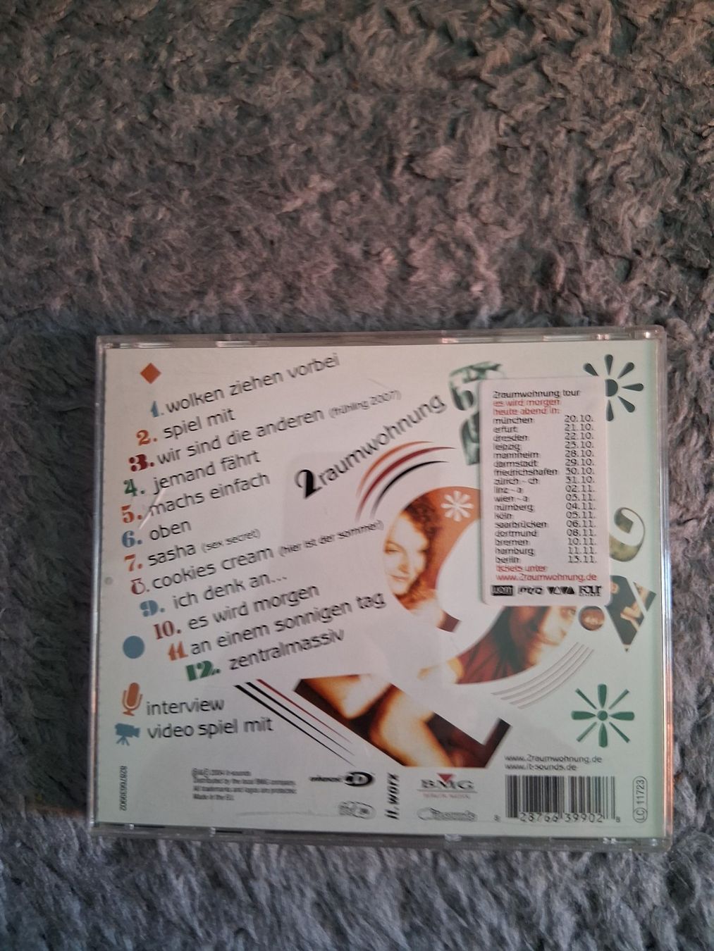 CD: 2 RAUMWOHNUNG     ES WIRD MORGEN    CD – Usato da Wetzikon ZH venduto da Ramones01 1