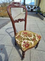 ANTIKER TEESTUHL MIT 2 RÄDER