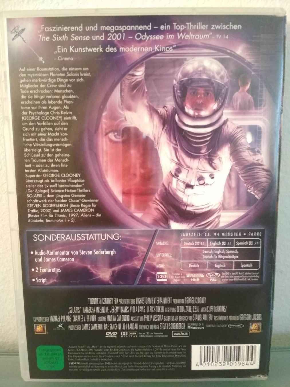 Tutti i DVDs: Solaris ein Science-Fiction-Thrillers – Usato da Bäch SZ venduto da Swissy46 1