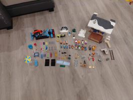 Playmobil Winter Set mit Figuren und Fahrzeugen usw.