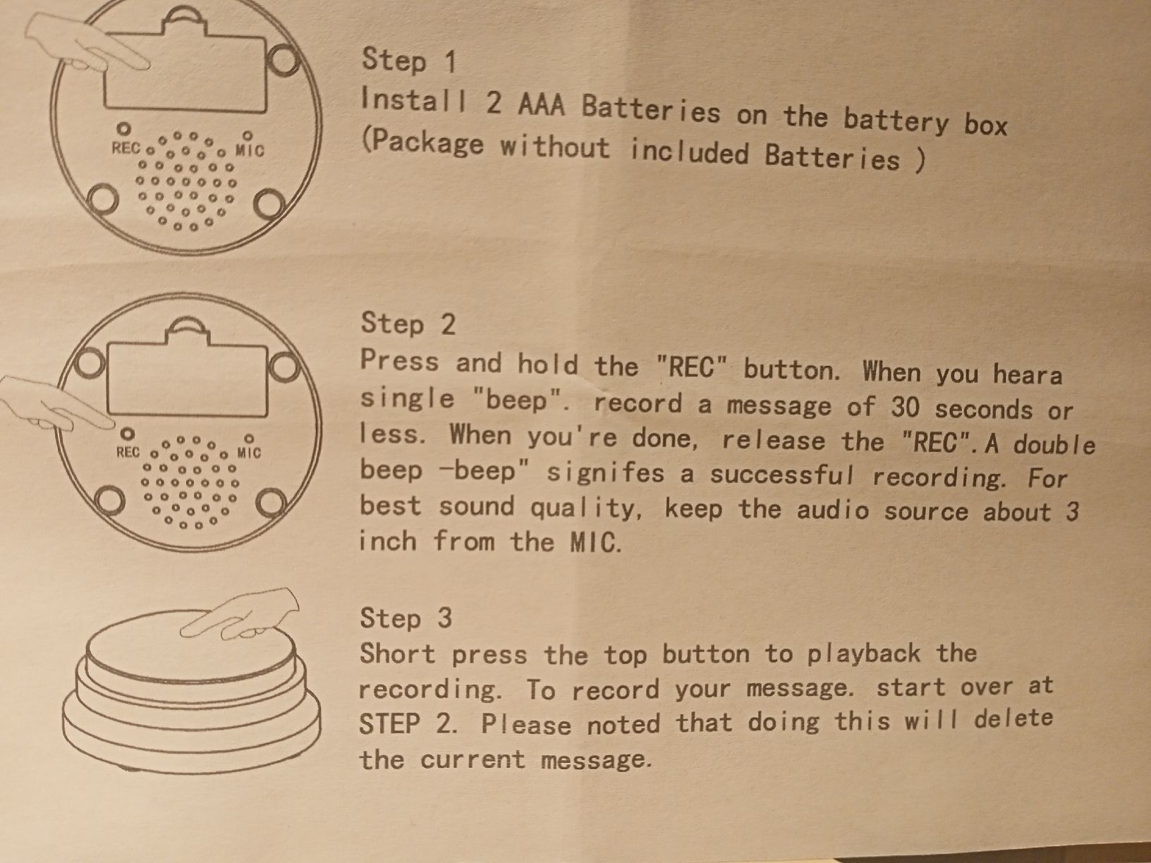 Spielzeuge: Buzzer grün – Neu und originalverpackt aus Oftringen von Myti 1