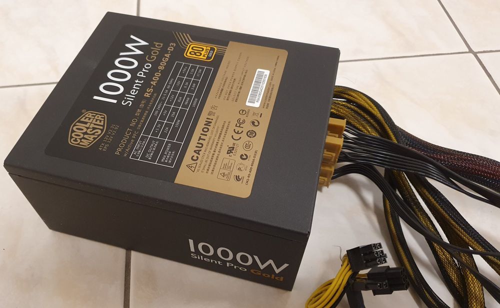 Alimentation PC Cooler Master 1000W | Kaufen auf Ricardo