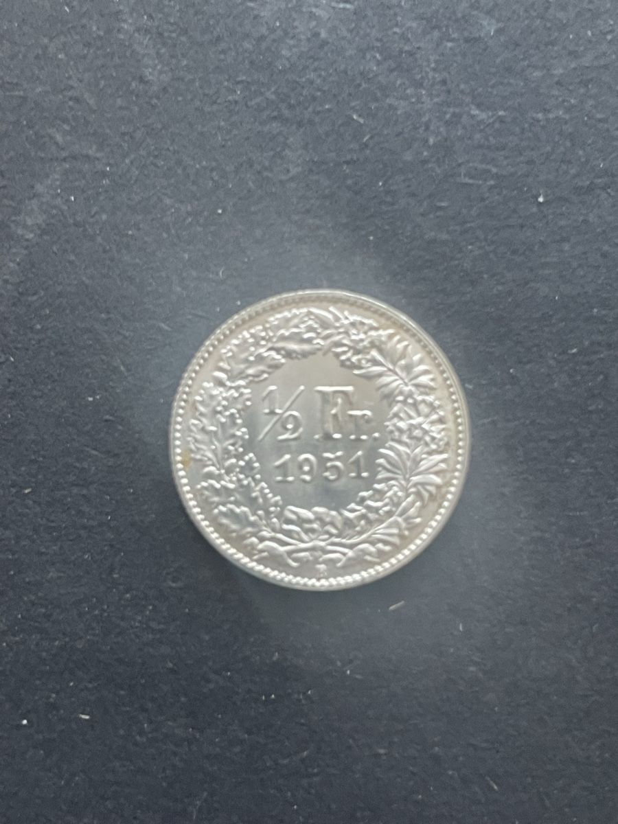 Tutti le monete: -.50 Silber CH Jahr 1951 – Usato da Meierskappel venduto da Hala03 1