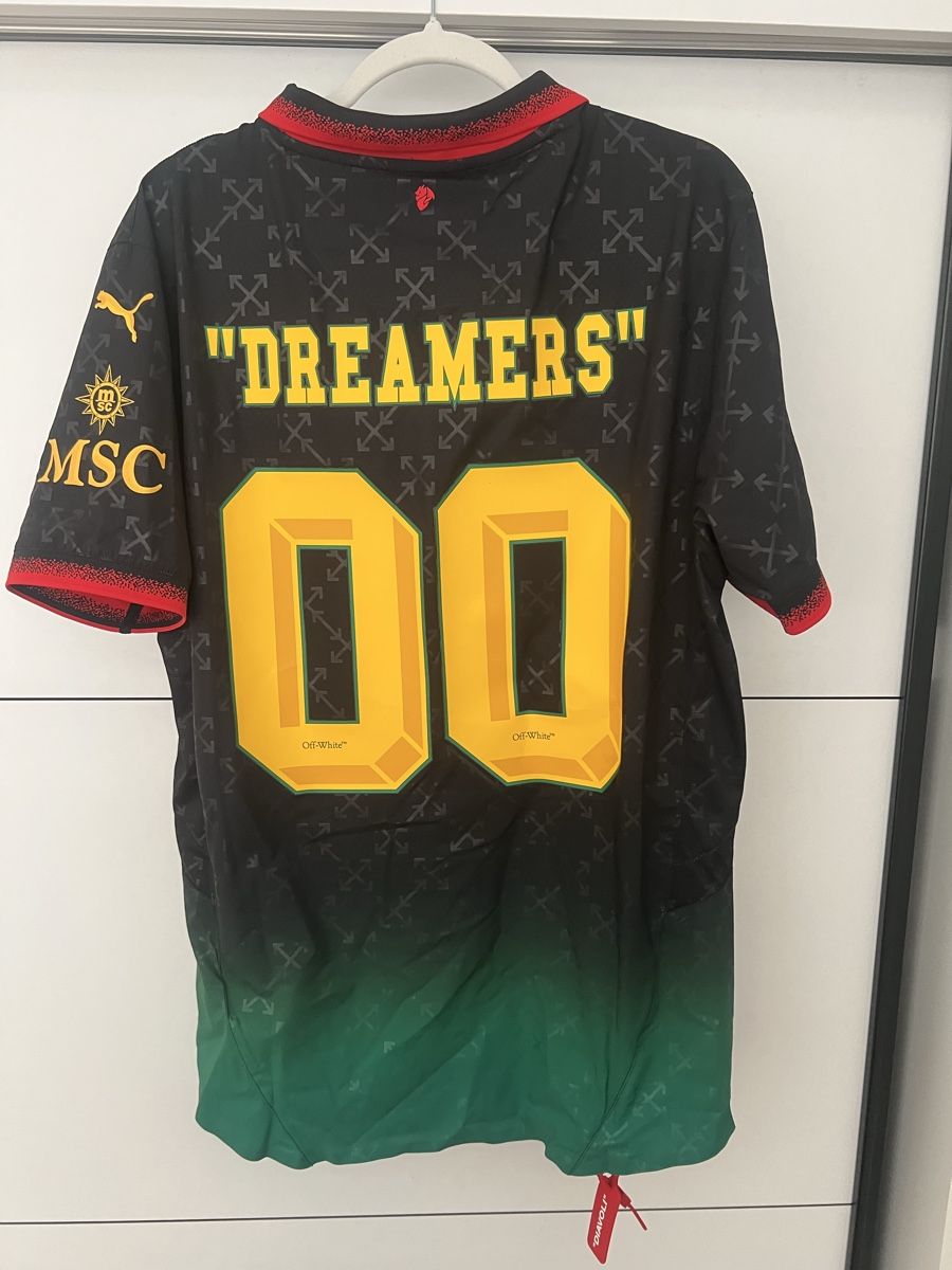 Puma Canottiere & Pantaloni: Original Ac Milan x OffWhite Trikot – Nuovo e nell'imballaggio originale da Beinwil am See venduto da justin.. 1