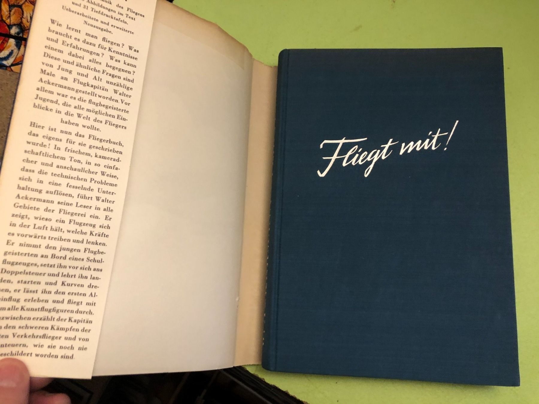 Libri: Walter Ackermann: Fliegt mit! – Usato da Zürich venduto da allp 1