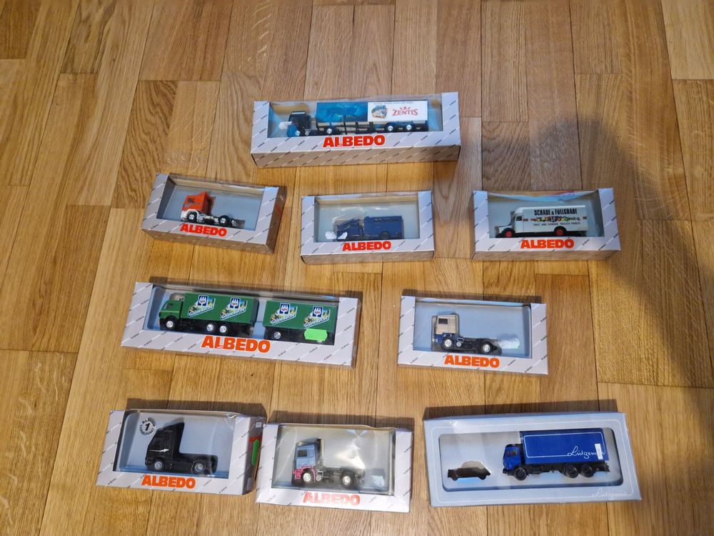 Albedo Konvolut 9 Camions H0 OVP NEU (Neu und originalverpackt) in St ...