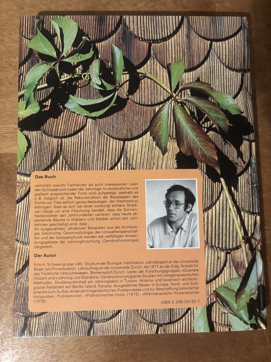 Libri: Der Jahrring: Standort, Methodik, Klima. Schweingruber – Usato da Zürich venduto da WWehrle 2