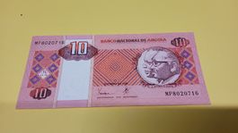 10 Kwanzas Angola 1999, Banco Nacional de Angola