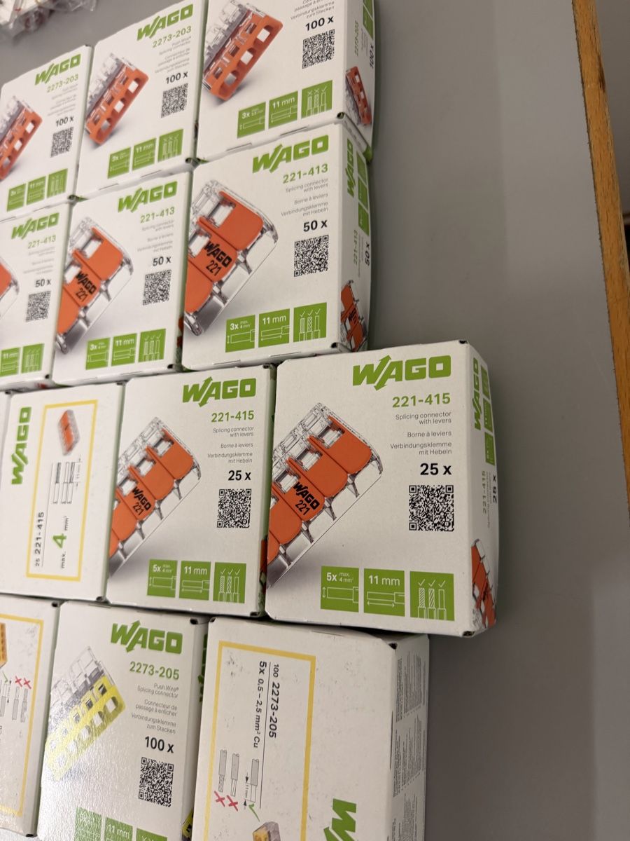 Wago Componenti elettronici: Wago klemmen divers neu  – Nuovo e nell'imballaggio originale da Zürich venduto da papaplatte 4