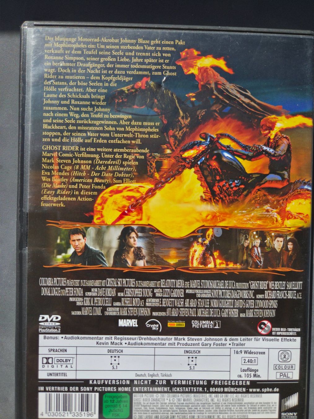Tutti i DVDs: Ghost Rider – DVD – Usato da Aldesago venduto da lusuardi 1