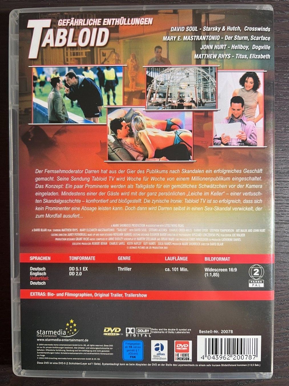 Tutti i DVDs: Tabloid - Gefährliche Enthüllung – Usato da Zürich venduto da FilmFreunde 1