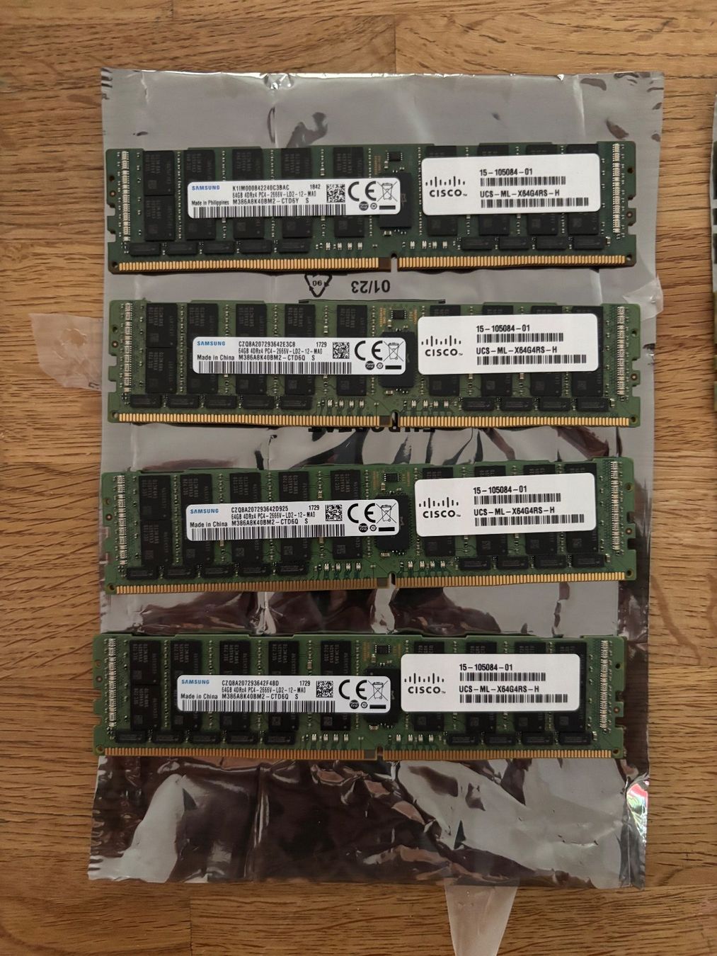 Samsung Memoria / RAM: Samsung 64GB DDR4-2666 ECC LRDIMM Server RAM (Cisco) – Usato da Origlio venduto da senery_sa 1