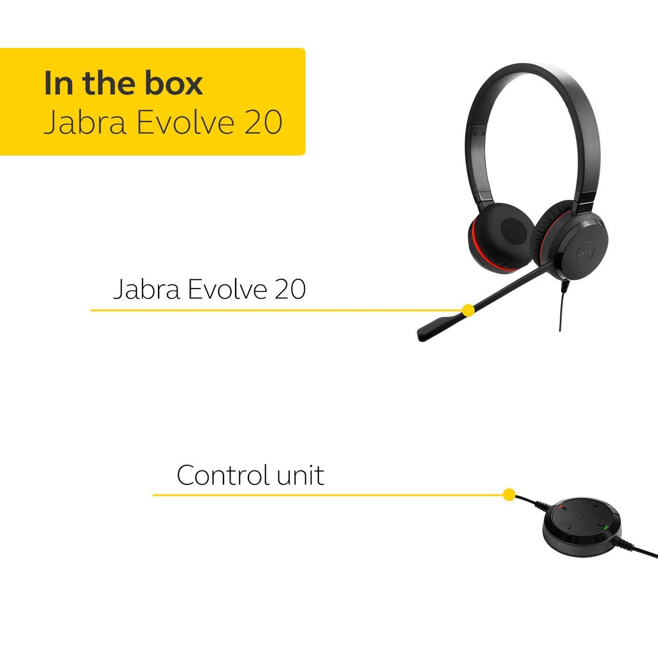 Jabra Cuffie: Jabra Evolve 20SE MS Stereo, USB-A (HSC016) – Nuovo (secondo la descrizione) da Höri venduto da Nastaq 2