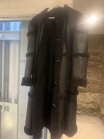 echter Lammfellmantel