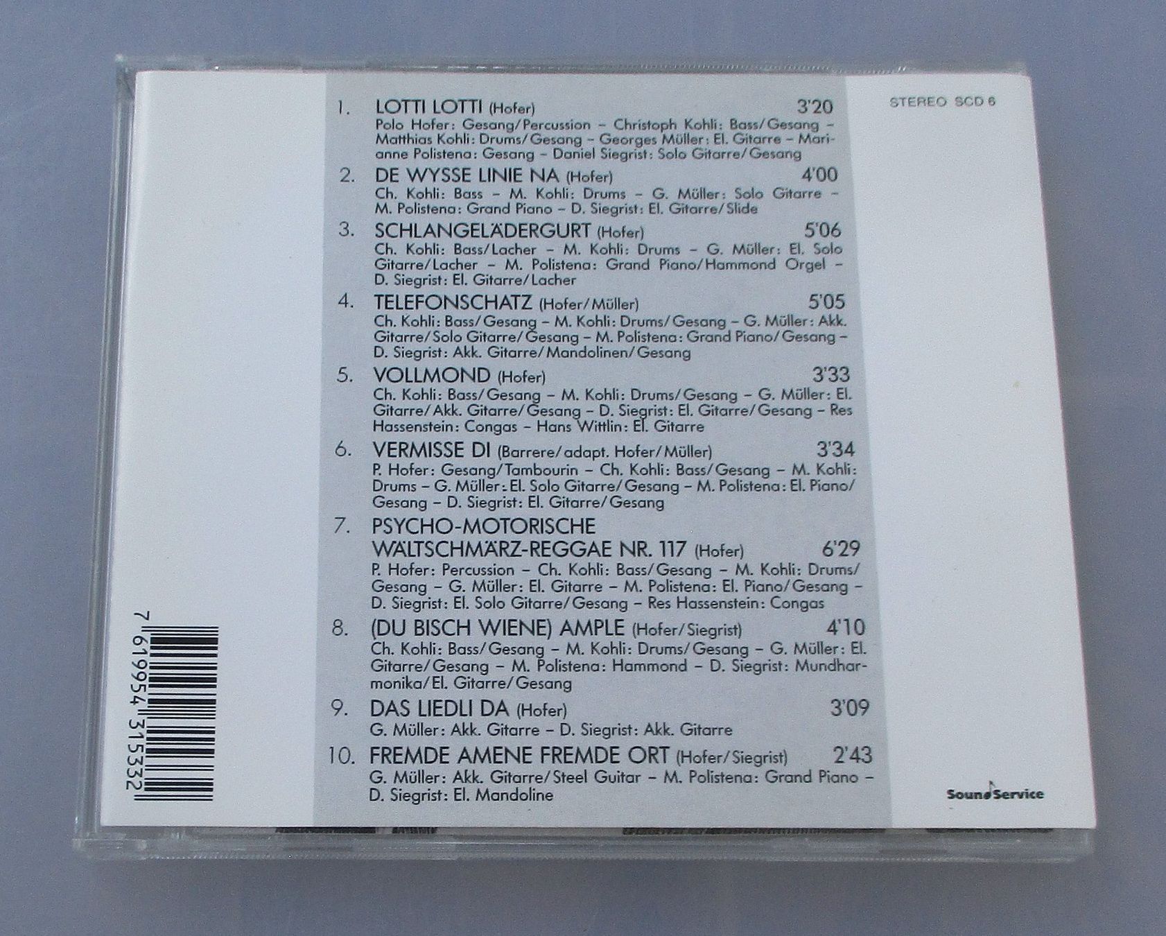 CD: POLO'S SCHMETTERDING - Schmetterding – Usato da Wattwil venduto da Muriel11 1