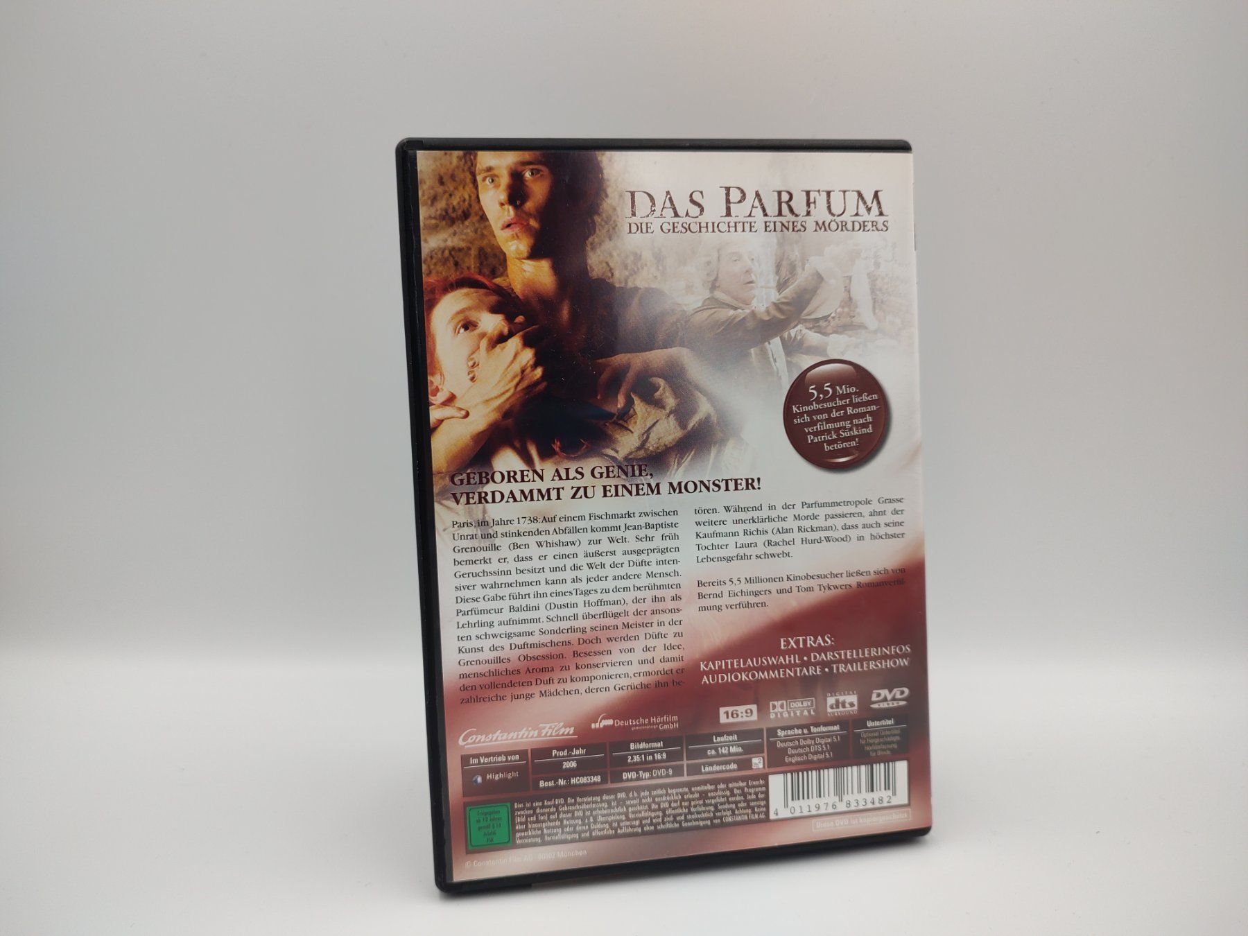 Tutti i DVDs: DAS PARFÜM - A-Post Versand nur CHF 2.50! – Usato da Siblingen venduto da goodprice24 1