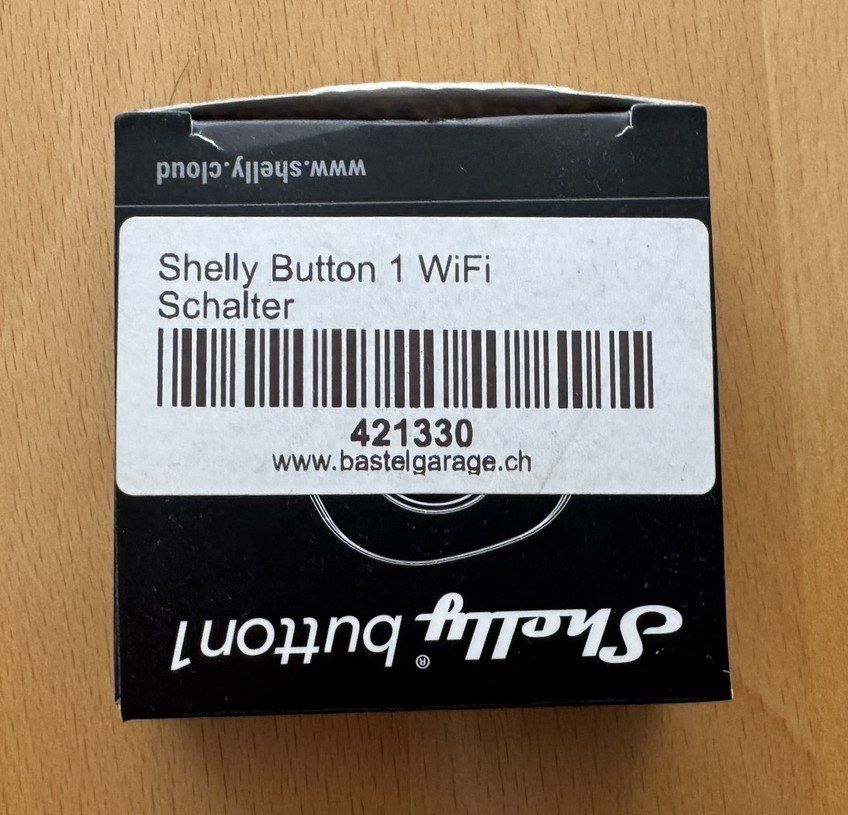 Shelly Schalter: Shelly Button 1 WiFi Schalter Schwarz – Gebraucht aus Kaiseraugst von juchli16 2