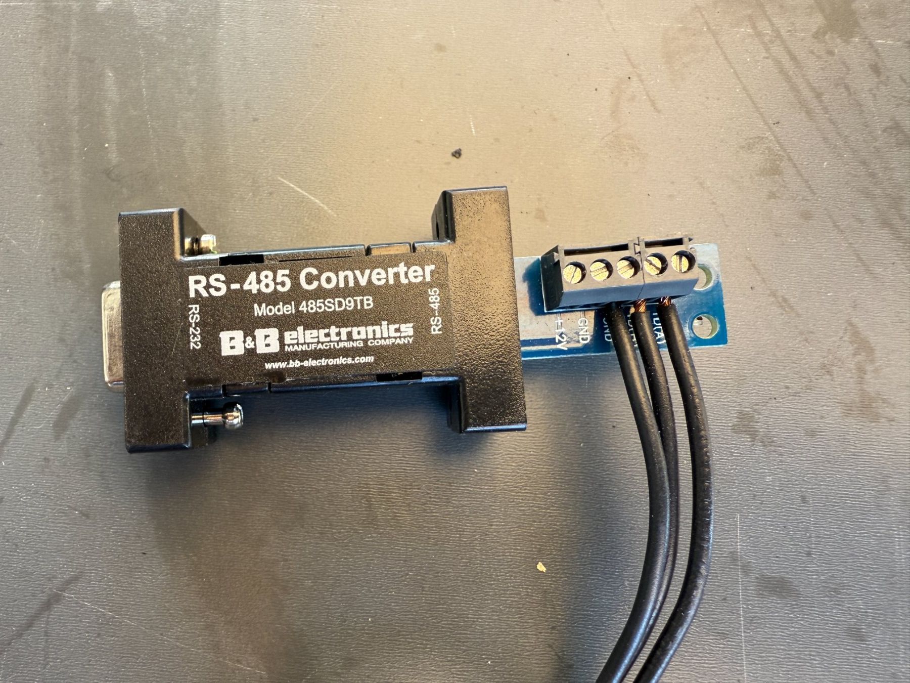 Convertitori: B&B Electronics CONVERTER - RS232-RS485 / Model 485SD9TB – Usato da Hohenrain venduto da roli1983
