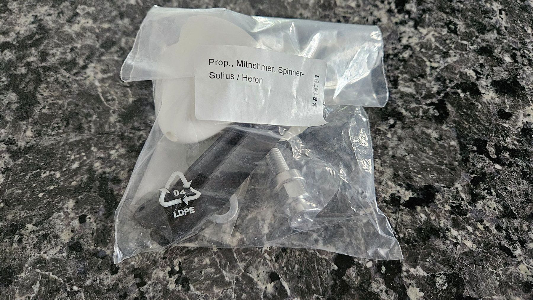 Modellismo RC: Multiplex Prop., Mitnehmer, Spinner für Solius / Heron – Nuovo e nell'imballaggio originale da Biel/Bienne venduto da Gorbi5