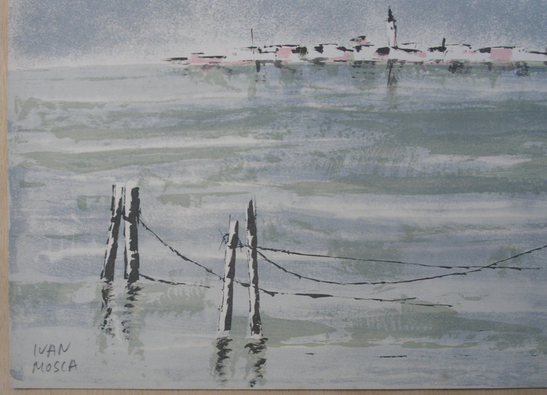 Arts picturaux & lithographies: Ivan Mosca Lithographie Venedig signiert – D'occasion à Cavigliano par zamamasa 2