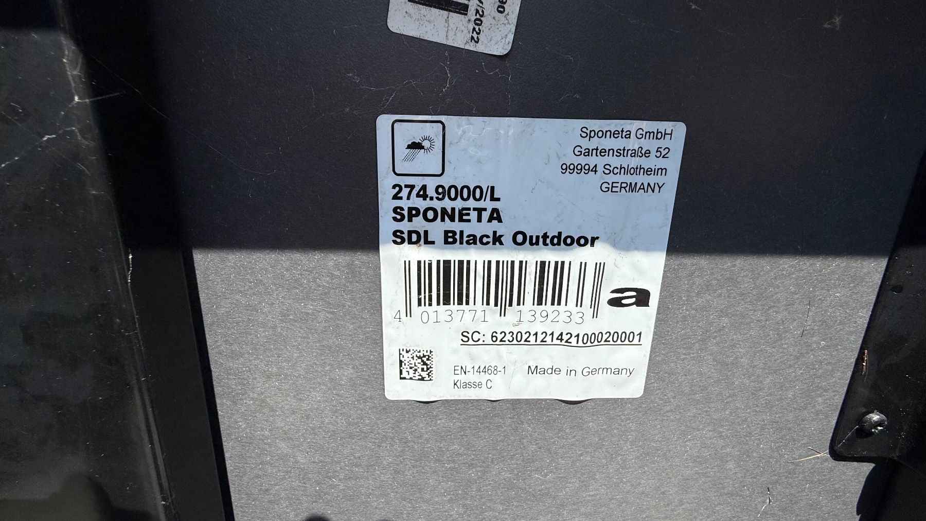 Tennis da tavolo: SPONETA SDL Black Outdoor – Usato da Wollerau venduto da lusilusi6 4