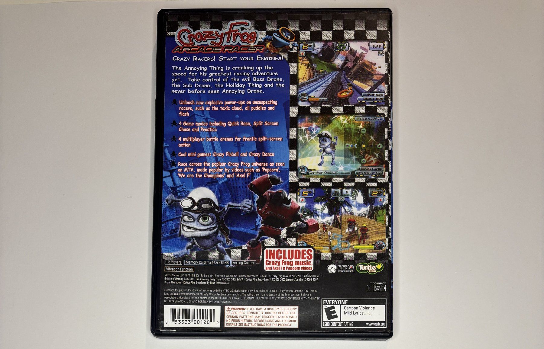 Giochi: PS2 - Crazy Frog: Arcade Racer ( NTSC ) – Usato da Allschwil venduto da Bullach 2