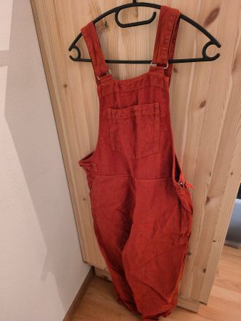 Latzhose orange Gr. S von MENIQUE