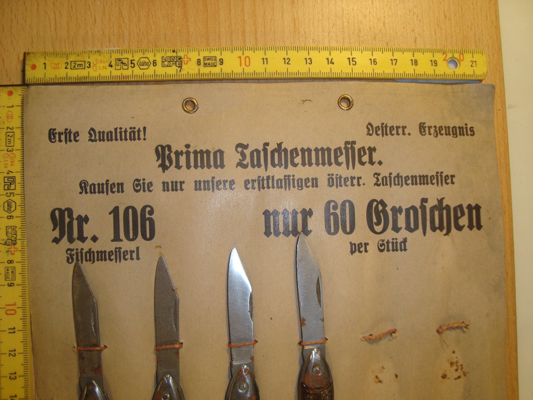 Coltelli tascabile: Taschenmesser Verkaufskarton – Usato da Vordemwald venduto da tinumesser 1