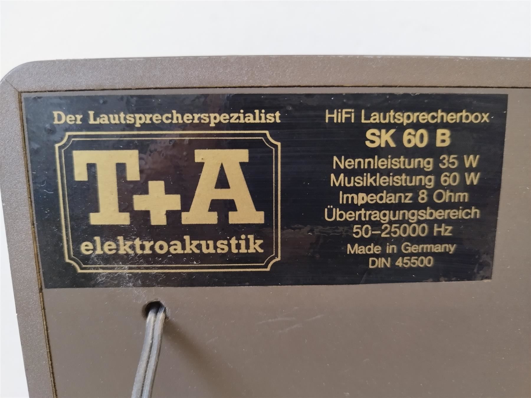 Strumenti musicali: T&A elektroakustik Sk 60B – Usato da Niederdorf venduto da LeptonAG 3