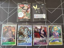 ONE PIECE op13 lot de cartes sr 