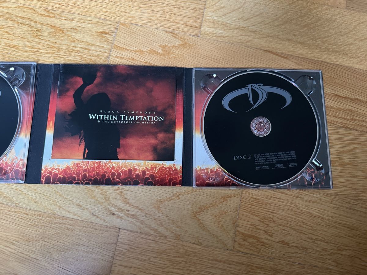CD: Within Temptation Black Symphony 2CD  – Usato da Zürich venduto da wtpooh 2